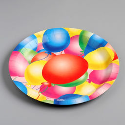 Цена за 100 шт. Тарелка одноразовая Шары ламинированная, картон, 18 см - Simaland фото 2