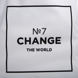 Сумка шопер Измени мир 35х0.5х40 см, отд без молнии, без подклада, белая - Nazamok фото 6