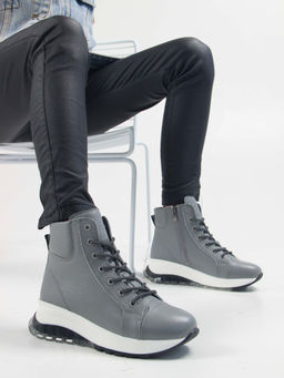 Ботинки 311.AVATARbl. Серый макс/Мех