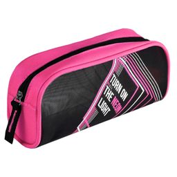 Пенал школьный, арт.57974/ 25 ВКЛЮЧИ НЕОН 20х9х6 см, нейлон, молния, шелкография в две краски, ПЭТ-п