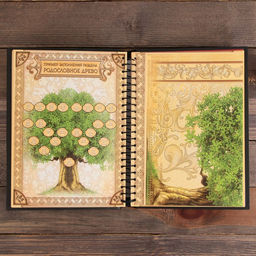 Родословная книга Книга семьи, 30 листов, 24,5 х 29,2 см - Семейные традиции фото 14