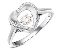 Кольцо, куб.циркон., BY-5330