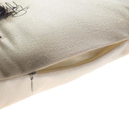 Наволочка декоративная Этель Лиса 40х40 см, велюр  фото 4