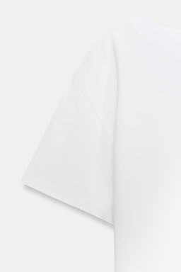 HEAVY COTTON SHORT SLEEVE T-SHIRT - Zara фото 4