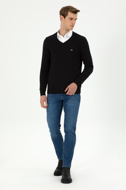 Мужской черный свитер Неожиданная скидка в корзине - U.s. polo assn фото 4