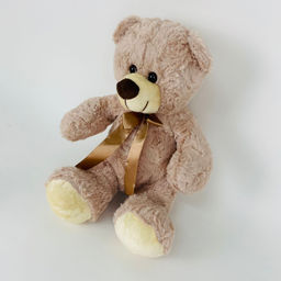 Мягкая игрушка Мишка с полосатым бантом 30 см (арт. 6682/30) - Storyland фото 7