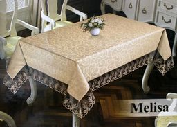 Скатерть EFOR MELISA 160*220 прямоугольная капучино CAPI  фото 2