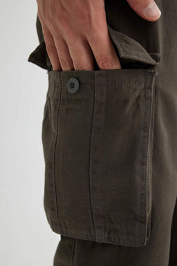 Брюки прямого кроя с нормальной талией и нормальной талией - Defacto фото 6