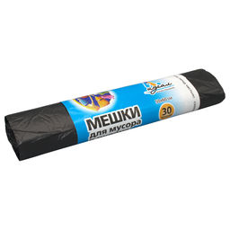 Мешки для мусора в рулоне Идеал 30л, 30шт, 50х60см, 10 мкм (Россия)