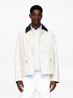 Chaqueta de nailon y algod?n encerada - H&m фото 5