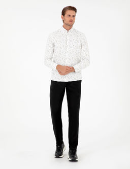 Gri Slim Fit Uzun Kollu G_mlek
