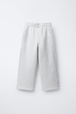 TEXTURED POLO SHIRT AND WIDE-LEG TROUSERS SET - Zara фото 4