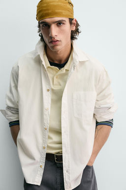 Рубашка Relaxed Fit белая