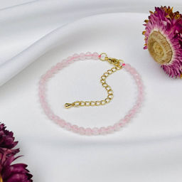 Браслет из Розового кварца - Радуга самоцветов фото 2