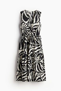 Vestido de algodon con cordon de ajuste - H&m фото 5