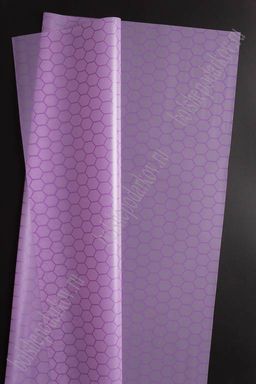 Пленка матовая для цветов 58*58 см "Соты" (20 шт) SF-2361, темно-сиреневый