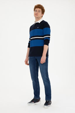 Мужской темно-синий свитшот Неожиданная скидка в корзине - U.s. polo assn фото 4