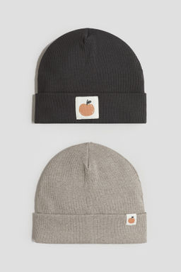 Pack de 2 gorros beanie de algod?n - H&m фото 7