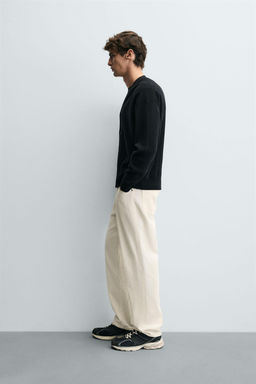 REGULAR FIT CORDUROY TROUSERS - Zara фото 4