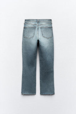 TRF CROPPED FLARE HIGH-WAIST JEANS - Zara фото 2