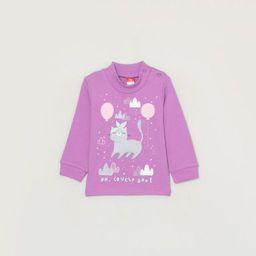 CRB wear/CWNG 62805-44-281 Водолазка для девочки, сиреневый/Ex.Cherubino  фото 2