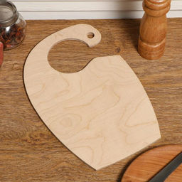 Доска разделочная деревянная Для подачи с вырезом под бокал, 29190,3 см