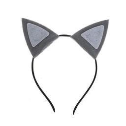 Ободок для волос карнавальный «Кошечка», цвет серый