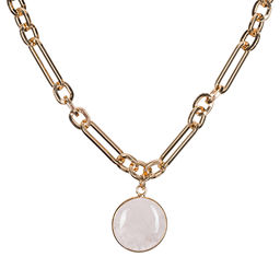 Колье ROSE QUARTZ Fiore Luna