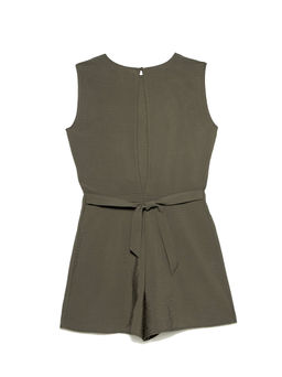 CONTE Ультрамодный полукомбинезон с мятым эффектом IBIZA khaki - Conte elegant фото 4