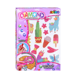 Мозаика алмазная "В мире альпак" в коробке