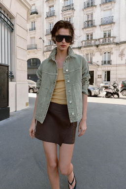 CAZADORA Z1975 DENIM / Khaki - Zara фото 11