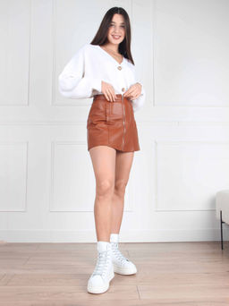 Ботинки 215.warmw. белый/Мех