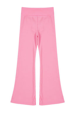 Lacivert K?z Cocuk Genis Paca/Flare Basic Orme Tayt TKDSS24TA00007 - Trendyolmilla фото 11