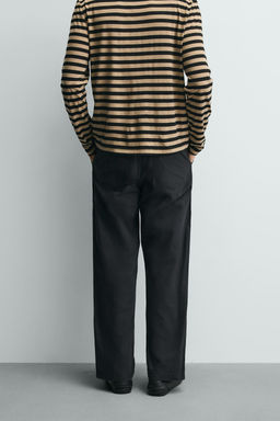 PANTAL?N STRAIGHT FIT LAVADO / Acero - Zara фото 3