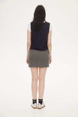 Sueter sin mangas con botonadura frontal - H&m фото 4