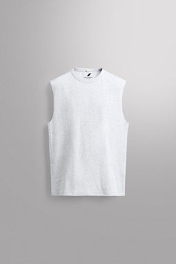 CAMISETA TANK HEAVYWEIGHT / Gris vigor? - Zara фото 9