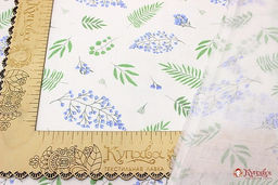 Муслин двухслойный Лесные веточки, ш.1.35м, хлопок-100%, 100гр/м.кв - Купава фото 5