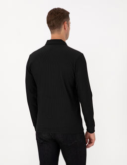 Siyah Regular Fit Sweatshirt - Pierre cardin фото 5