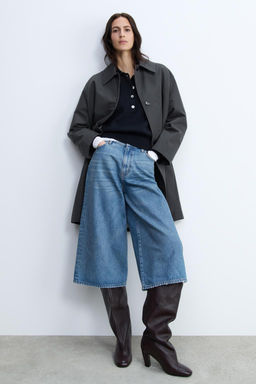 HIGH-WAIST DENIM BERMUDA SHORTS ZW COLLECTION - Zara фото 5