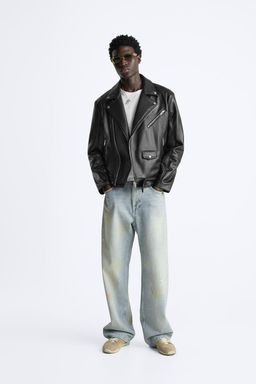 FAUX LEATHER BIKER JACKET - Zara фото 3