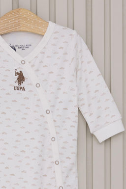 Erkek Bebek Krem Pijama Tak_m_ - U.s. polo assn фото 2