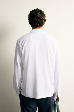 CAMISA POLO REGULAR FIT SOFT / Blanco - Zara фото 3