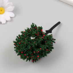 Цена за 2 шт. Искусственное растение для творчества пластик «Яблоня», 12 см