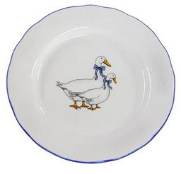 Тарелка мелкая 175 мм Гуси Надежда - Delta фото 3