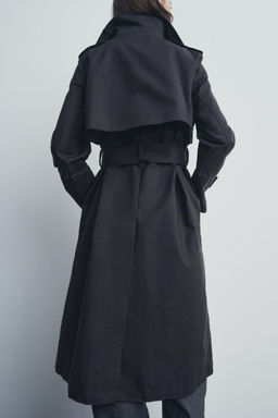 ZW COLLECTION OVERSIZE TRENCH COAT - Zara фото 5