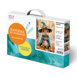 ФРЕЯ PNB/PS-376 Набор для раскрашивания по номерам 30 х 20 см Волшебный зверек