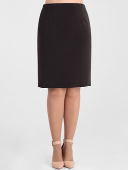 Юбка собственного производства большего размера классическая - Almond фото 2