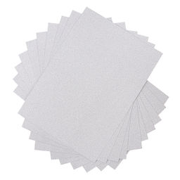 VISTA-ARTISTA Бумага цветная глиттерная GLIT-A4 250 г/м2 A4 21 х 29.7 см 10 шт. 01 - под серебро (silver)  фото 8