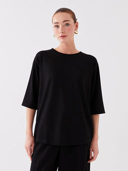 Bisiklet Yaka Kad?n Ti??rt