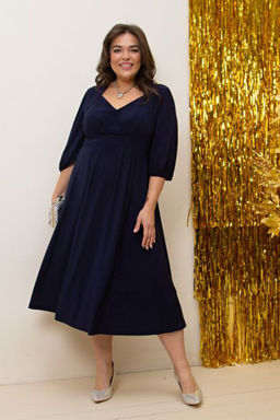 Платье Luxury Moda 1380 синий